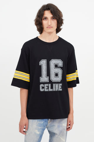 Celine Black 16 Oversized Top