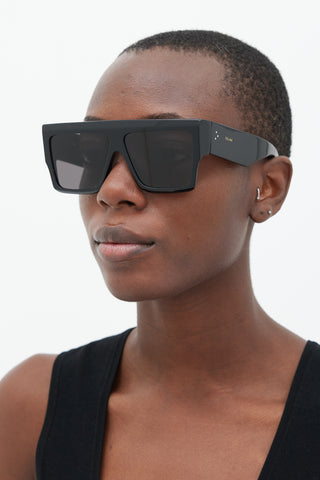 Celine Black CL40021 Rectangular Sunglasses