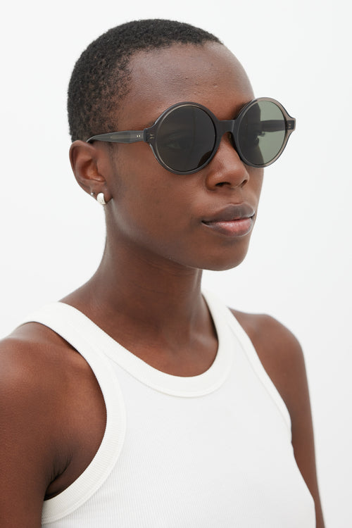 Celine Black CL400511 Circular Sunglasses