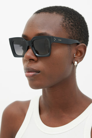 Celine Black CL40130I Square Sunglasses
