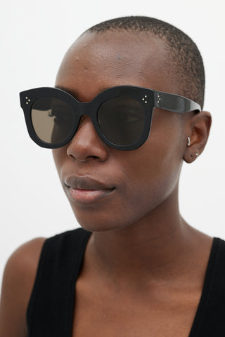 Celine Black CL41443 Round Sunglasses