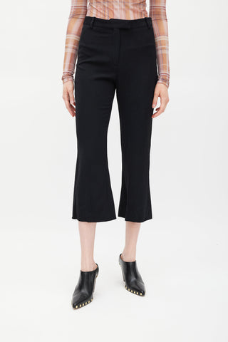 Celine Black Cropped Trouser