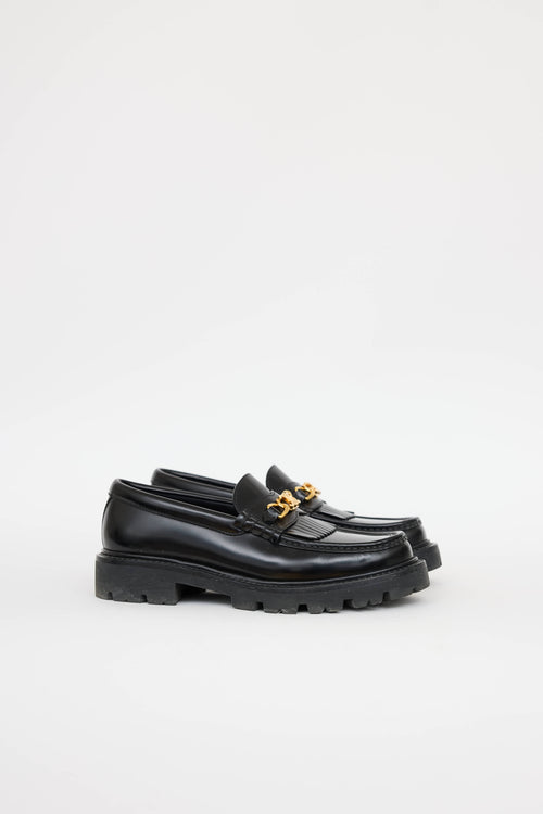 Celine Leather Triomphe Margaret Loafer