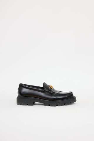 Celine Leather Triomphe Margaret Loafer