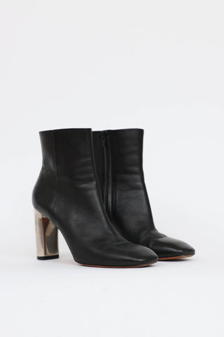 Celine Leather Ankle Boot