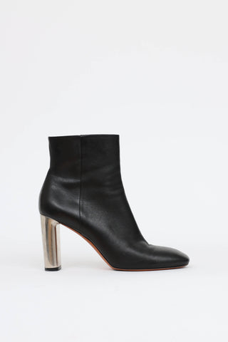 Celine Leather Ankle Boot