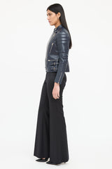 Celine 2010s Leather Biker Jacket