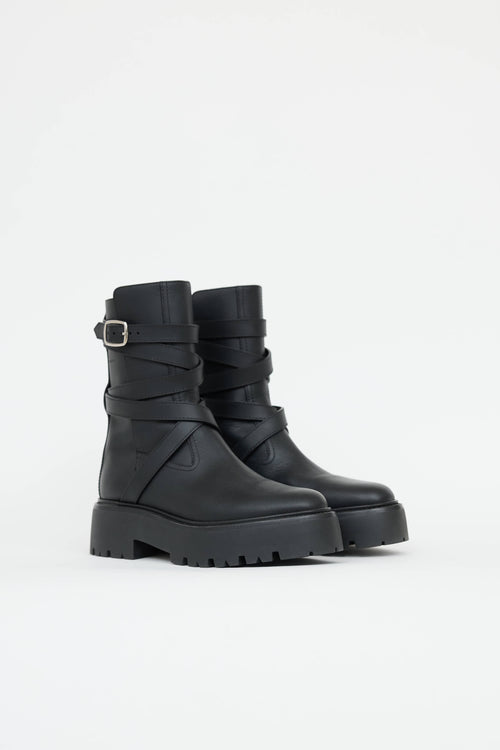 Celine Wrap Ankle Boot