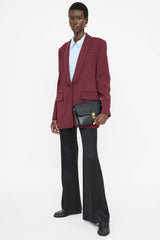 Celine Pebbled Leather Wristlet