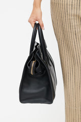 Celine 2012 Black Luggage Mini Tote  Bag