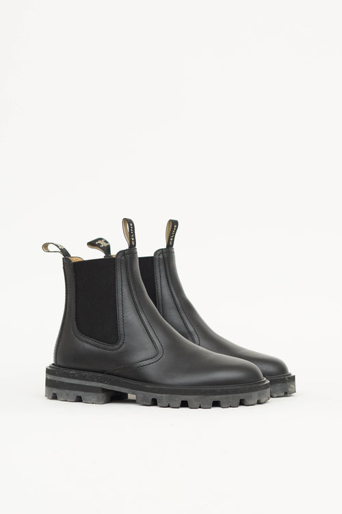 Celine Margaret Leather Chelsea Boot