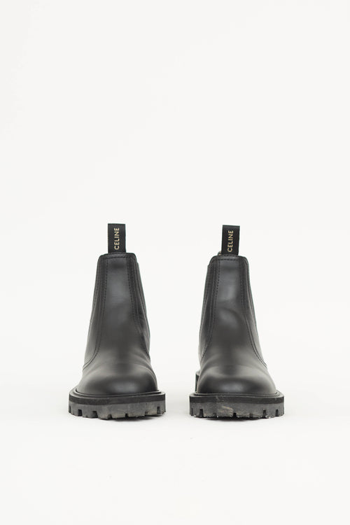 Celine Margaret Leather Chelsea Boot
