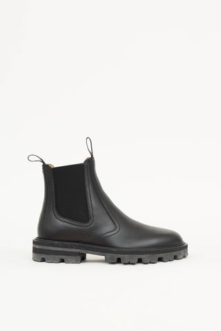 Celine Margaret Leather Chelsea Boot