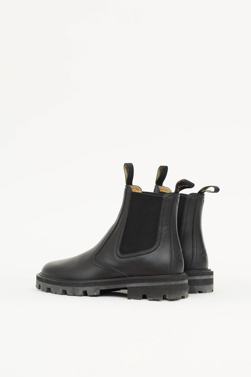 Celine Margaret Leather Chelsea Boot