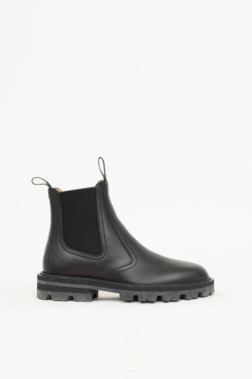 Celine Margaret Leather Chelsea Boot