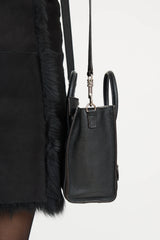 Celine Leather Nano Luggage Tote