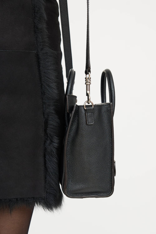 Celine Leather Nano Luggage Tote