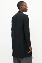 Celine Black Oversized Tuxedo Blazer