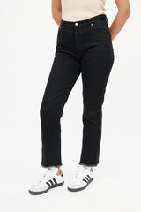 Celine Black Slim Distressed Denim Jeans