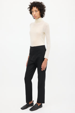 Celine Black Slim Leg Trouser