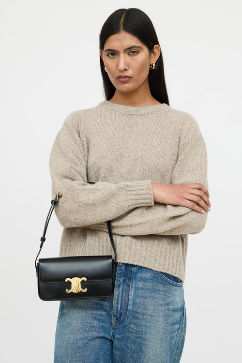 Celine Leather Claude Triomphe Bag