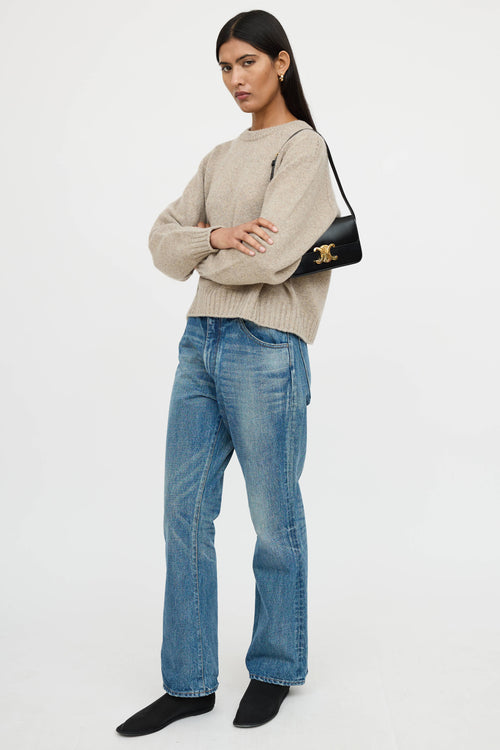 Celine Leather Claude Triomphe Bag