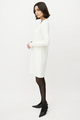 Celine Black & White Asymmetrical Shift Dress