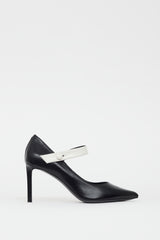 Celine Black & White Mary Jane Pump