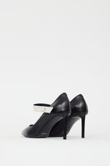 Celine Black & White Mary Jane Pump