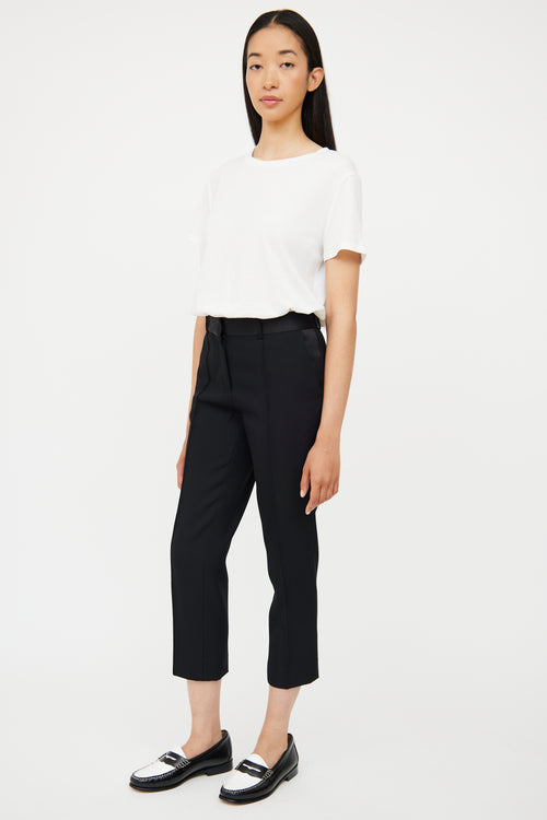 Wool Cropped Pant