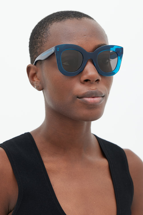 Celine Blue CL 41093/S Square Sunglasses