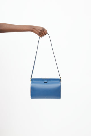 Celine Blue & Gold Doctor Bag