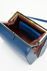 Celine Blue & Gold Doctor Bag