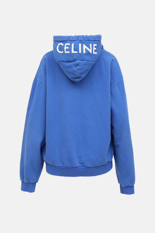 Celine Printed Logo Hoodie