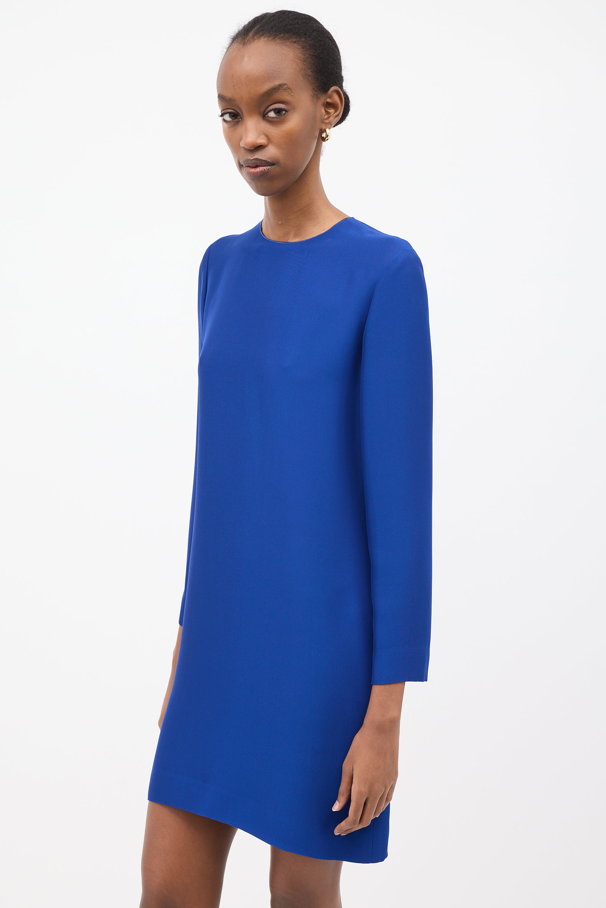 Celine // Silk Mini Shift Dress – VSP Consignment