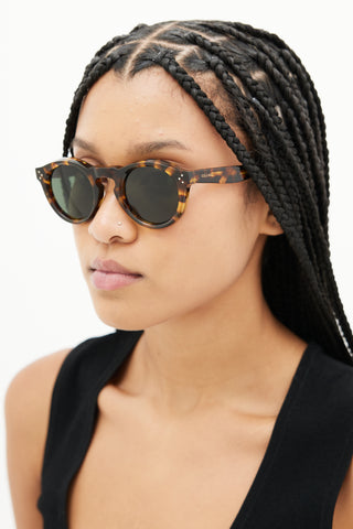 Celine Brown 41370 Round Sunglasses