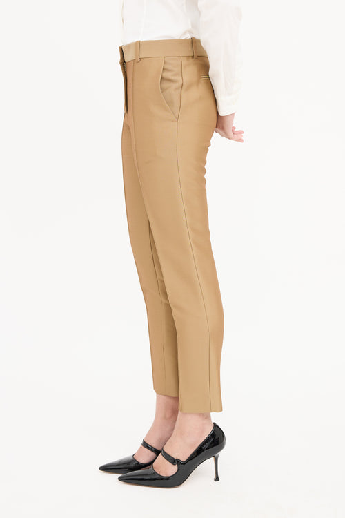 Celine Pleated Taper Clasp Pant
