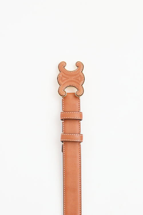 Celine Cuir Triomphe Belt