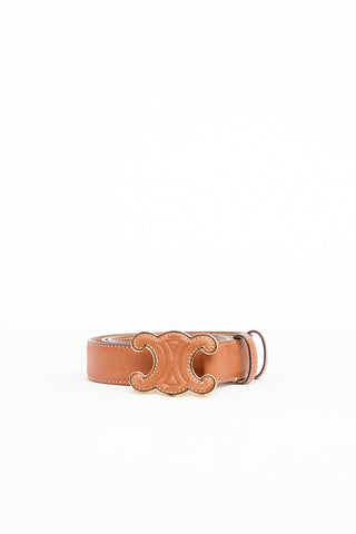 Celine Cuir Triomphe Belt