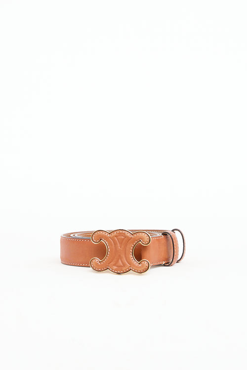 Celine Cuir Triomphe Belt