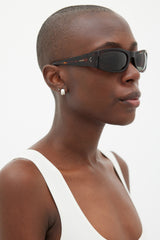 Celine Brown Rectangular CL40085I Sunglasses