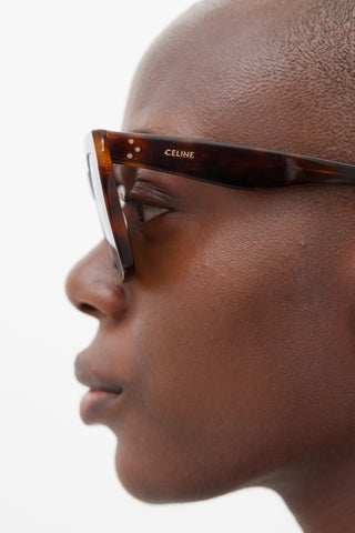 Celine Brown Square CL4055IN Sunglasses
