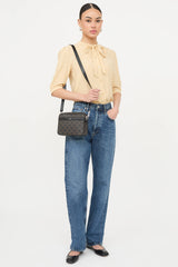 Celine Small Triomphe Monogram Messenger Bag