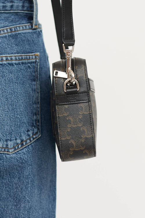 Celine Small Triomphe Monogram Messenger Bag