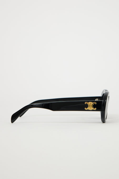 Celine CL40194U Triomphe Oval Sunglasses
