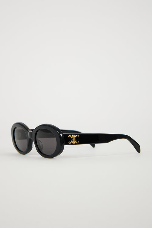 Celine CL40194U Triomphe Oval Sunglasses