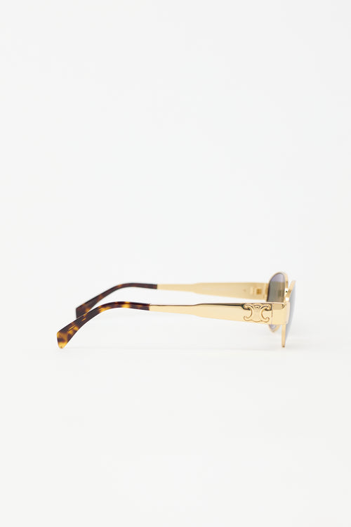 Celine CL40235U Oval Sunglasses