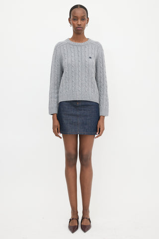 Celine Cashmere Cable Knit Sweater