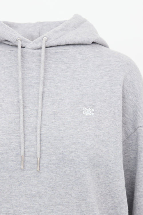 Celine Cashmere Triomphe Hoodie