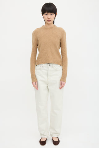 Celine Cashmere Triomphe Embroidered Sweater